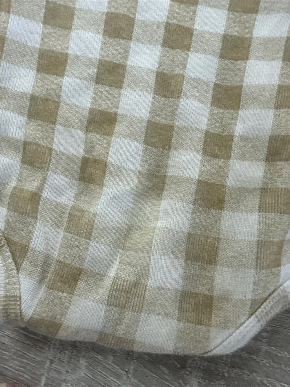 Kate Quinn Retro Ruffle Bloomers Bundle Size6-12 Mnths Tan(bamboo)& Striped Tan